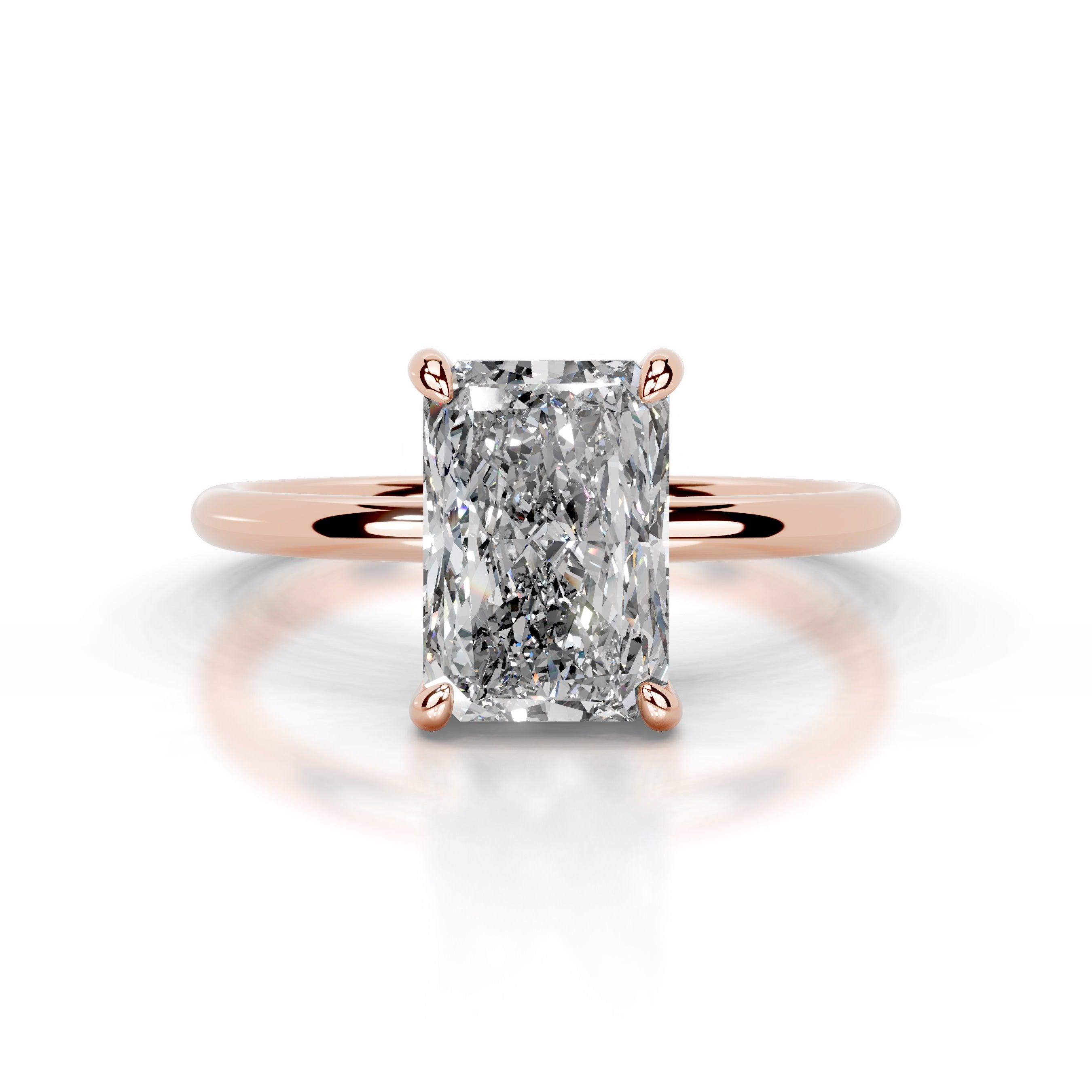 Willow Diamond Engagement Ring - 14K Rose Gold、mySite、hinf8tx79