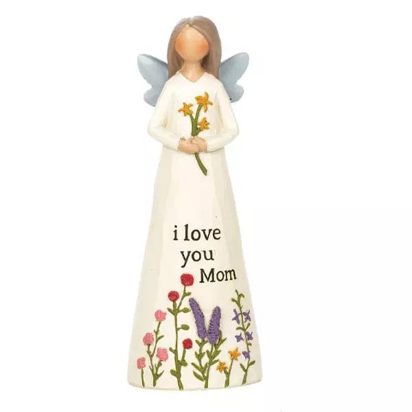 I Love You Mom Angel Figurine Gift for Mother、mySite、g9winljtr