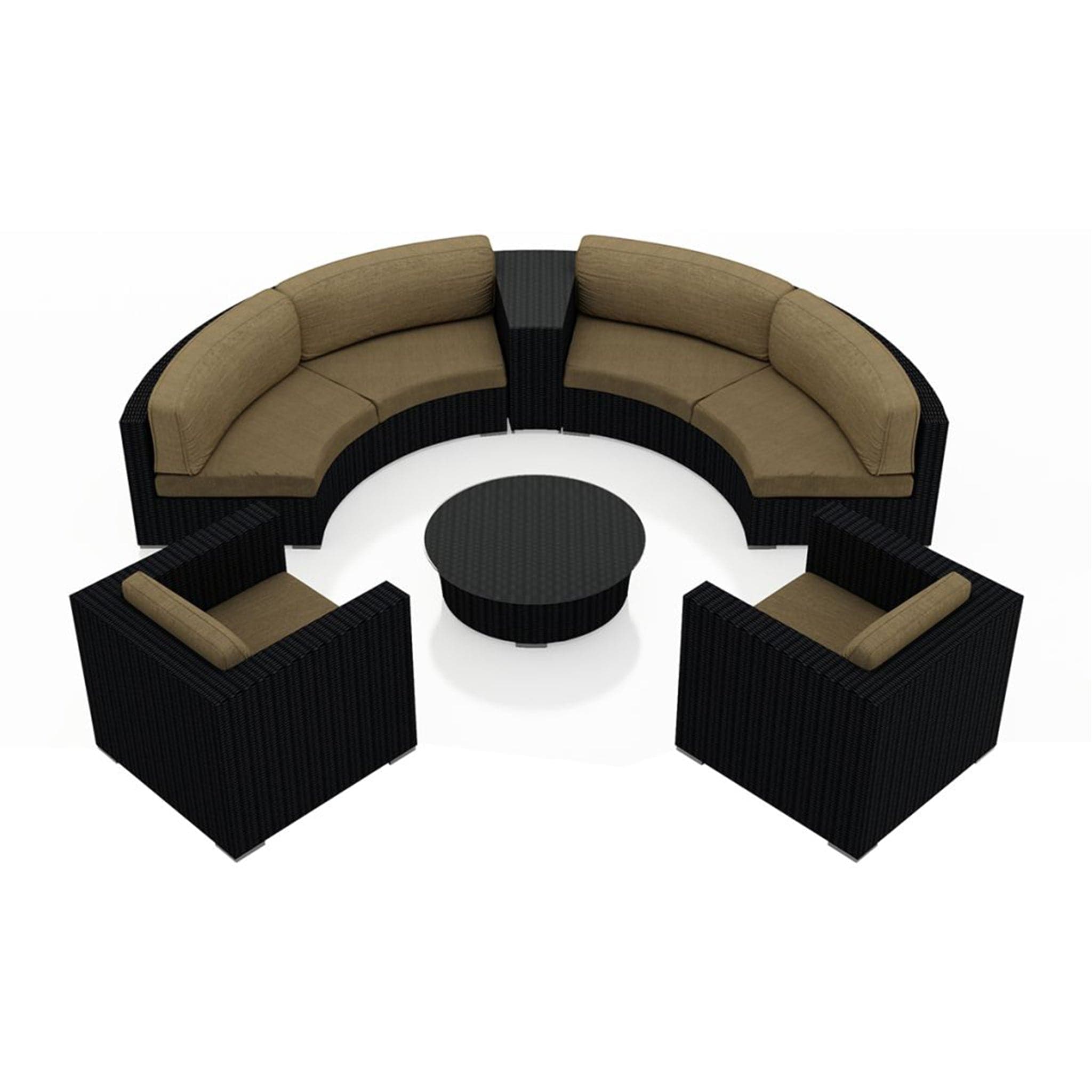 Urbana 6 Piece Curve Sectional Set、mySite、neckold