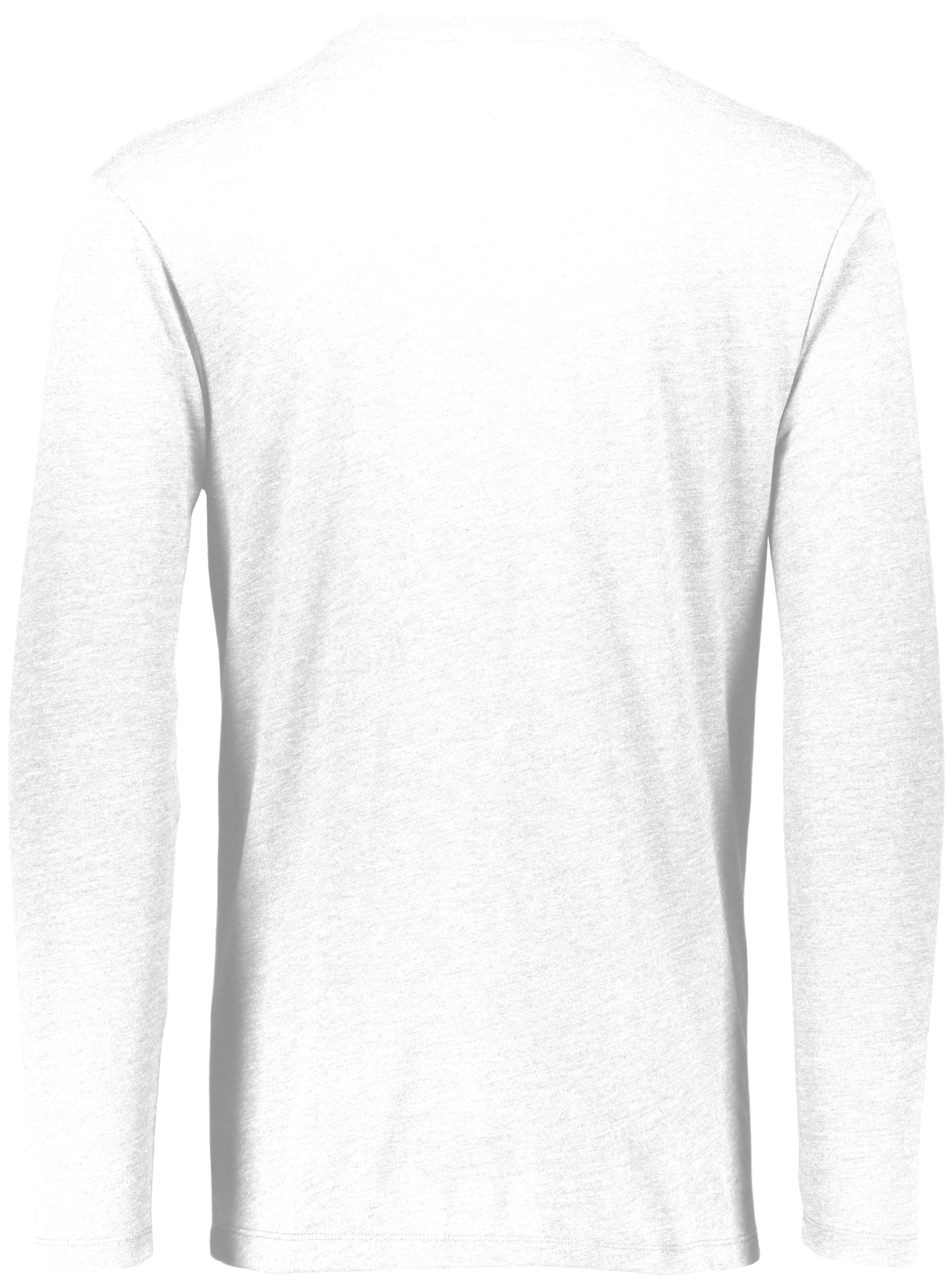 Augusta Youth Long Sleeve Tri-Blend Tee - White、mySite、noshort
