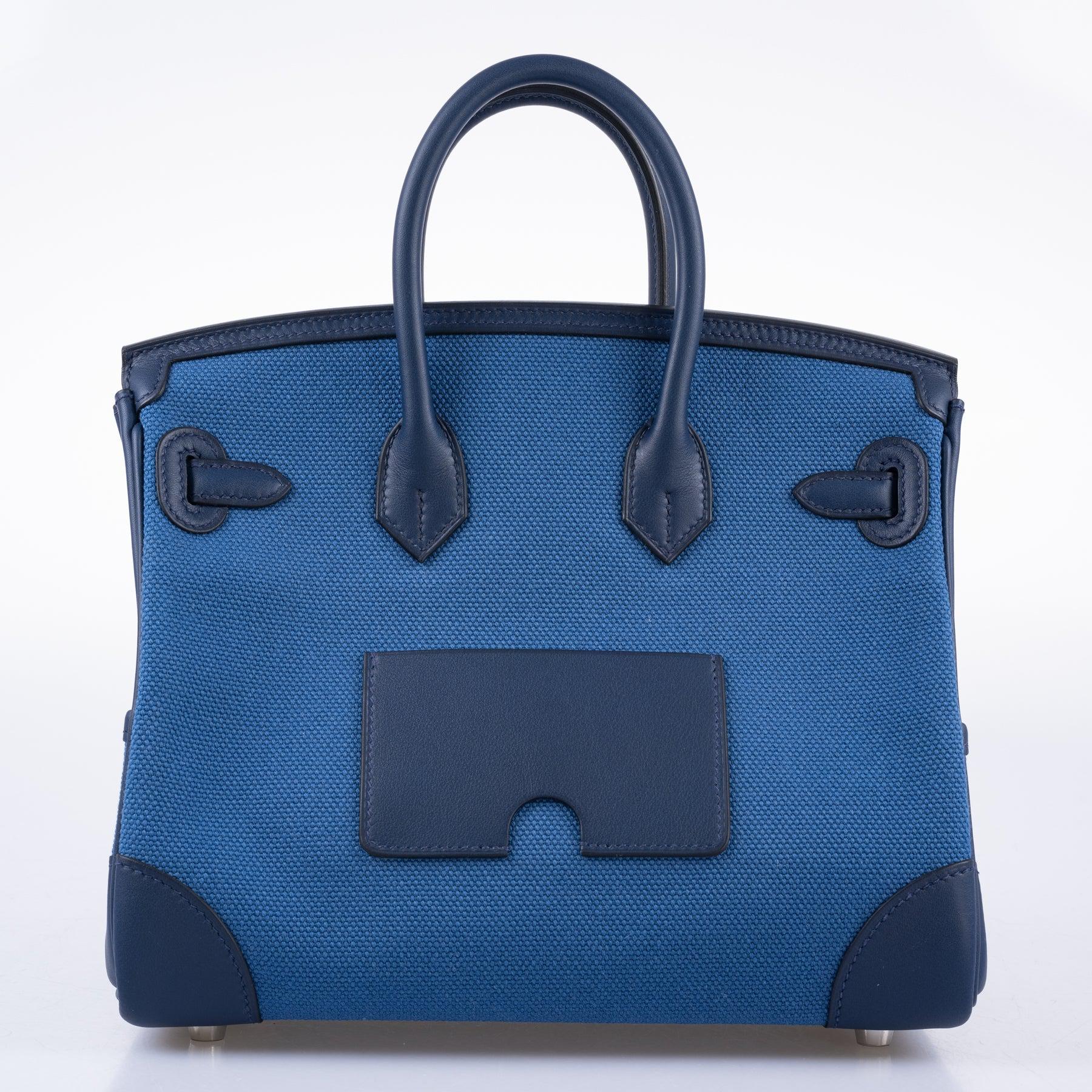 Hermès Cargo Birkin 25 Blue Egee Toile Goeland & Navy Swift Palladium Hardware、mySite、garminoutage.com