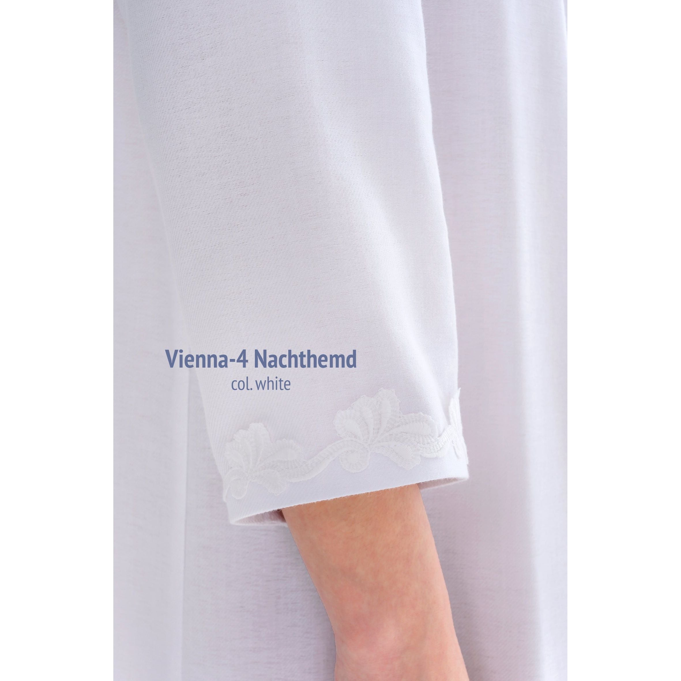  Celestine Vienna 4 Long Flannel Gown - White、mySite、justintrudeaud