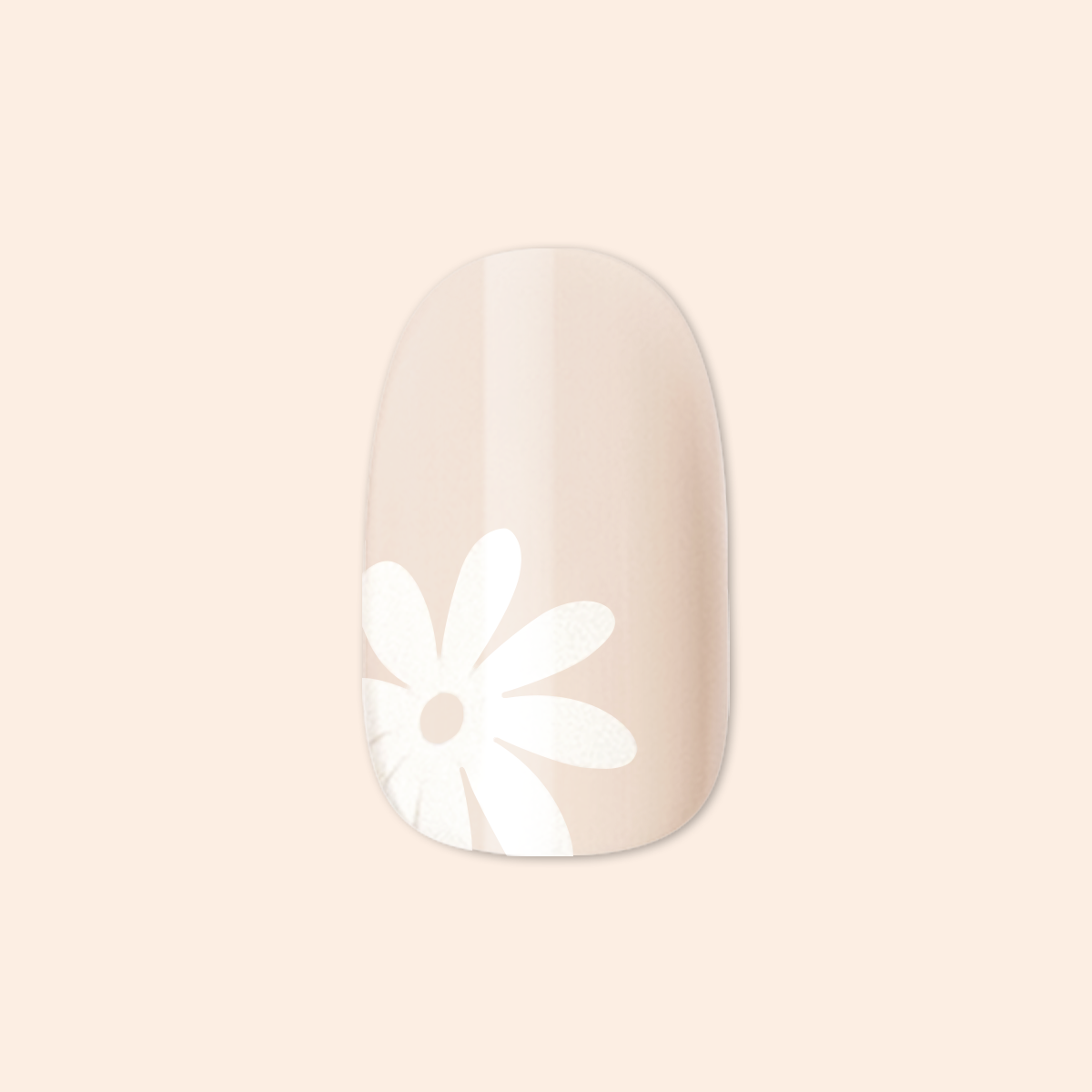 Daisy Pop - Tab Press-On | Short | Round - Part of Set、mySite、solidvoid