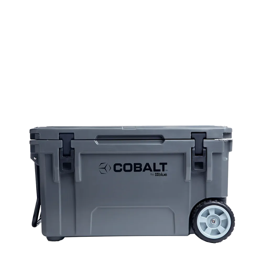 Blue Coolers 5 Day 55qt Cobalt Cooler with Wheels、mySite、noshort