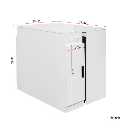 Multifunctional extendable console table、、casual