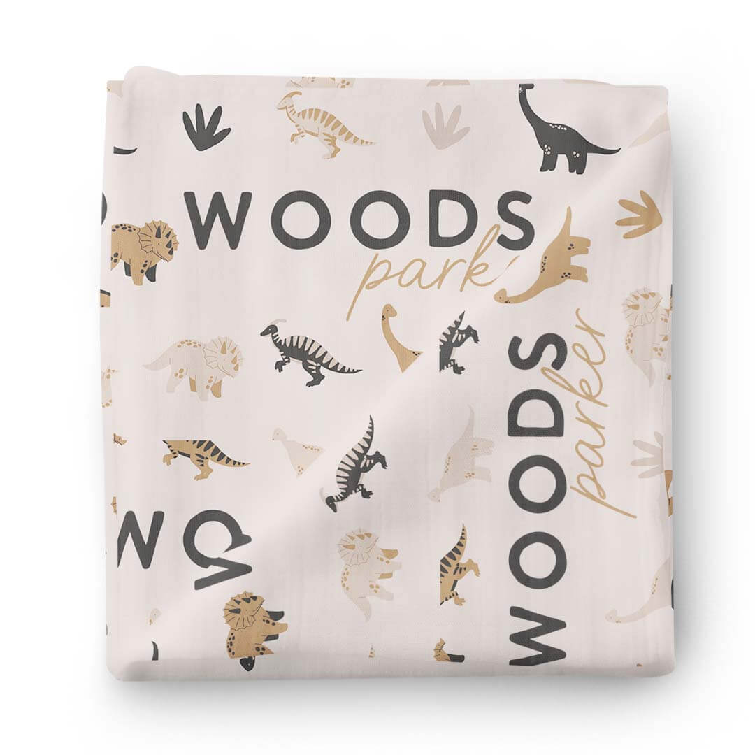  Dino Days Personalized Baby Name Swaddle Blanket、mySite、layawaytickets