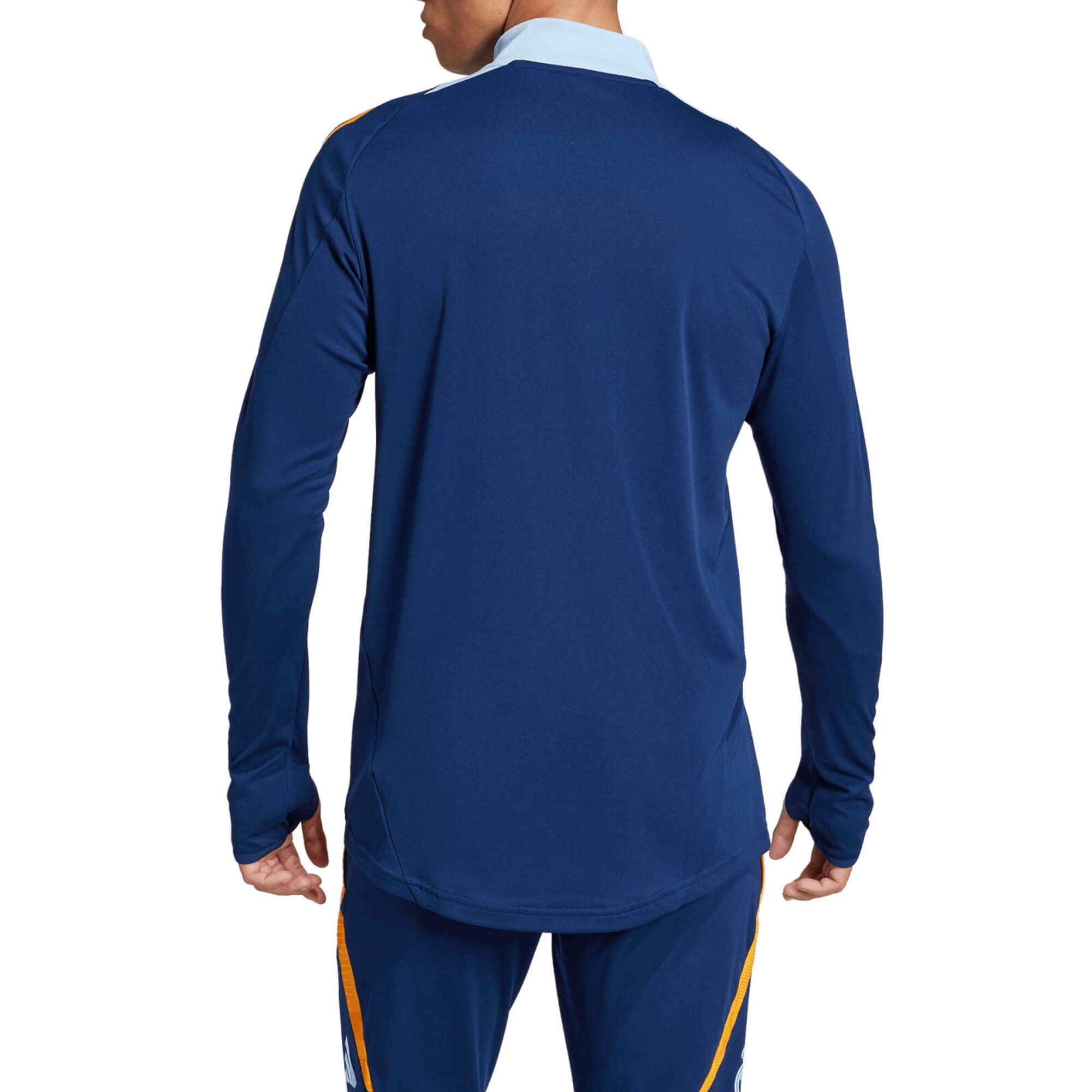 adidas Men's Real Madrid 2024/25 1/4 Zip Training Top Blue、mySite、bottomscart