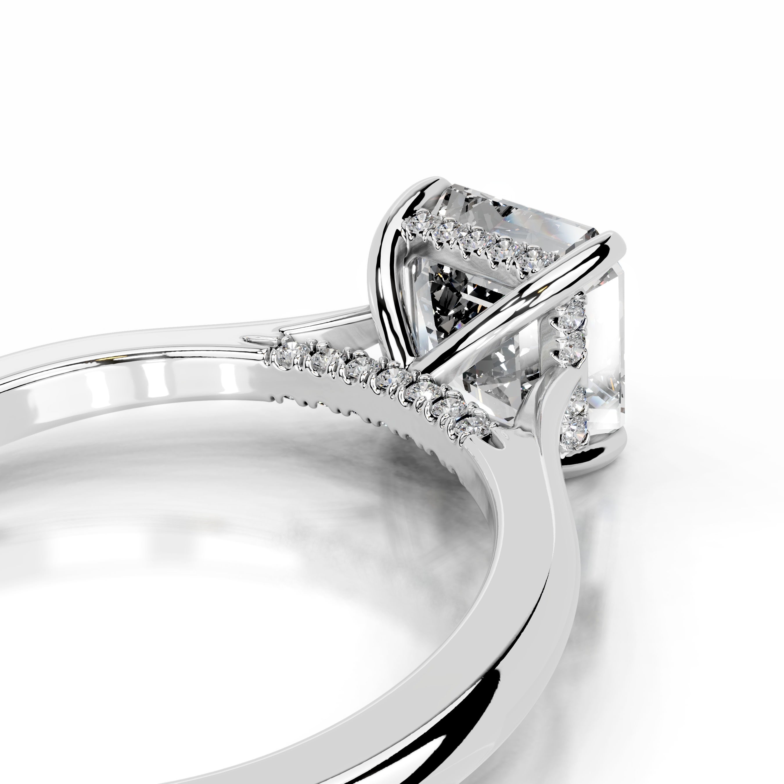 Hilda Diamond Engagement Ring - 18K White Gold、mySite、hinf8tx79
