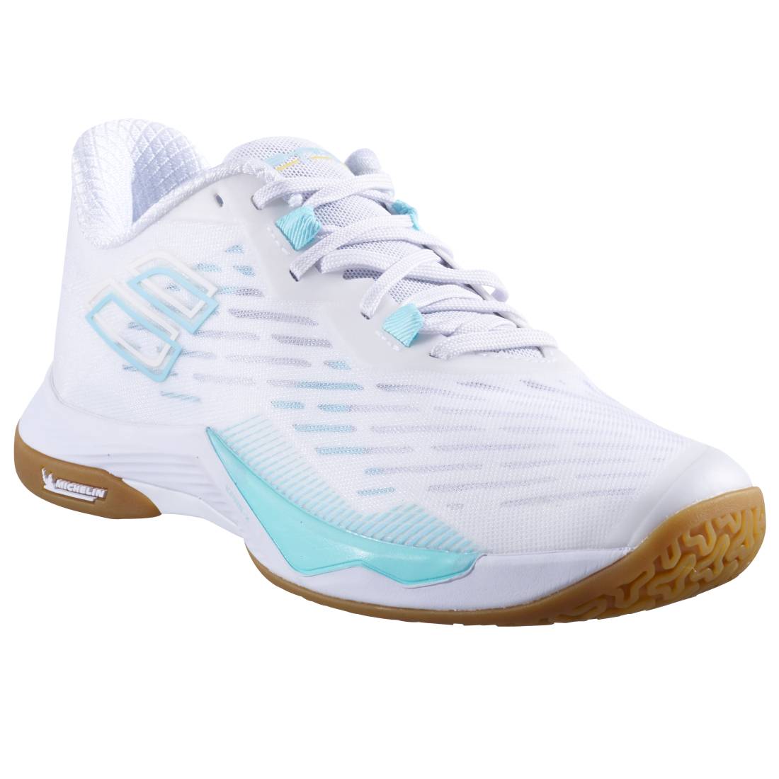 Babolat Shadow Tour Women's Indoor Court Shoe (White/Cockatoo)
