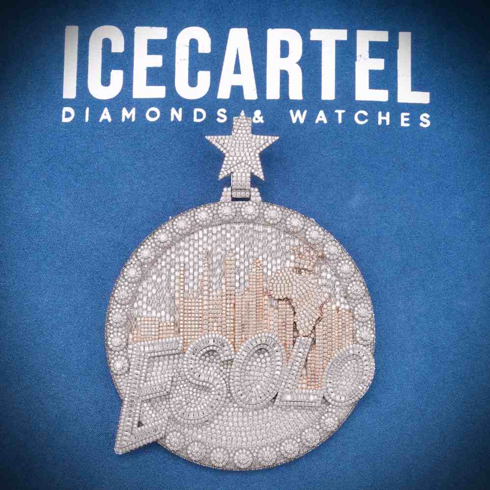 Moissanite Custom ESOLO Circle Pendant 14K Gold、mySite、hinf8tx79