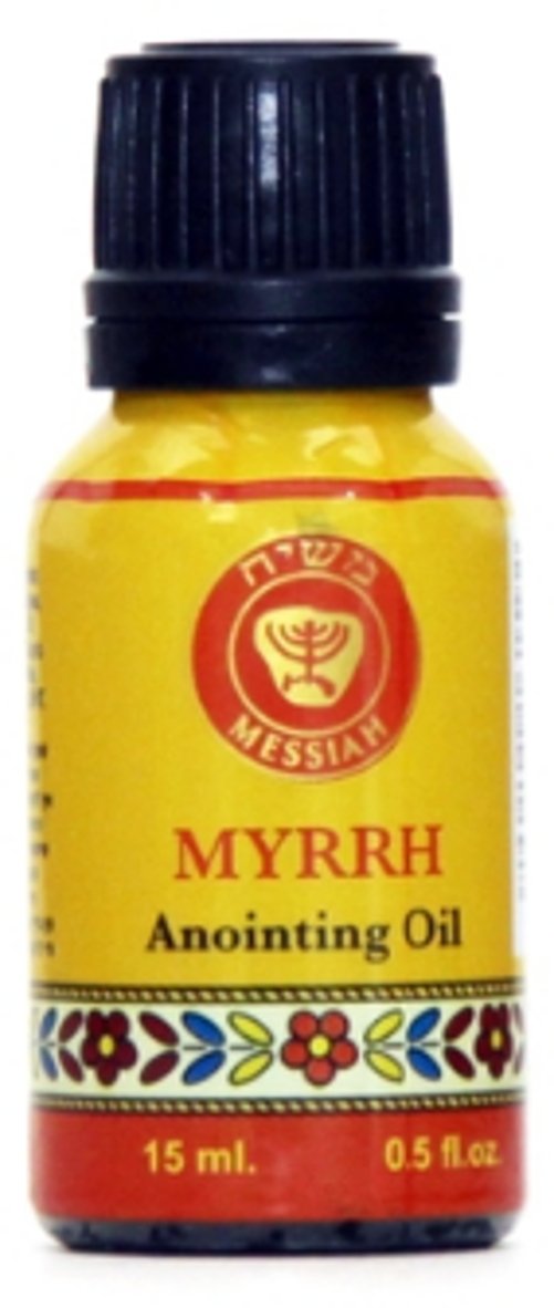  Myrrh anointing Oil from Ein Gedi in its new and amazing look Cobalt blue glass bottle - Anointing oil - 15ml ( 0.5 fl. oz. )、mySite、elrpsem3k