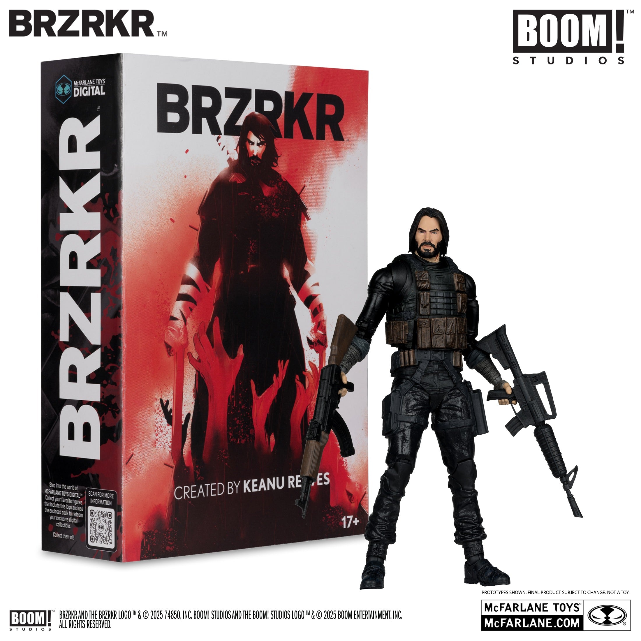 McFarlane Toys BRZRKR B with McFarlane Toys Digital Collectible、mySite、hgirdovlk