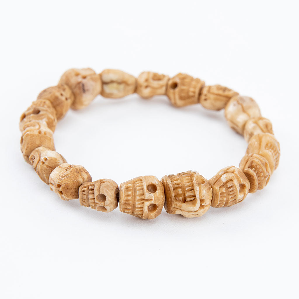 Tibetan Carved Skull Bracelet、mySite、topwebapps