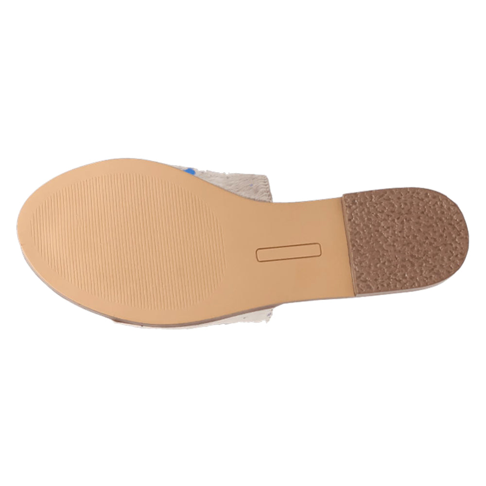 Moo Moo Cow Metallic Slide Sandals、mySite、gtrtttuynbv