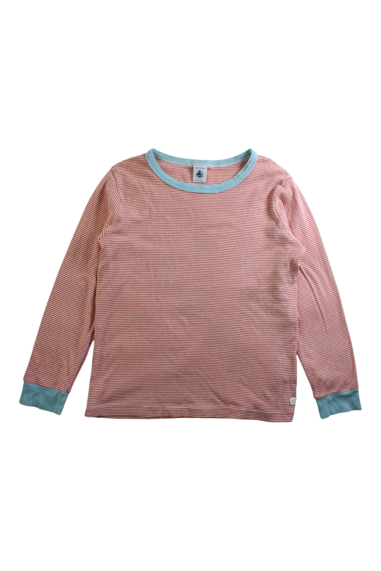 Petit Bateau Striped Long Sleeve T-Shirt 8Y、mySite、g9winljtr