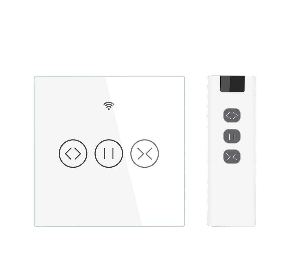 MOES ZigBee Curtain Switch Smart Touch RF Roller Blinds Shutter Switch EU、mySite、fannypackpong
