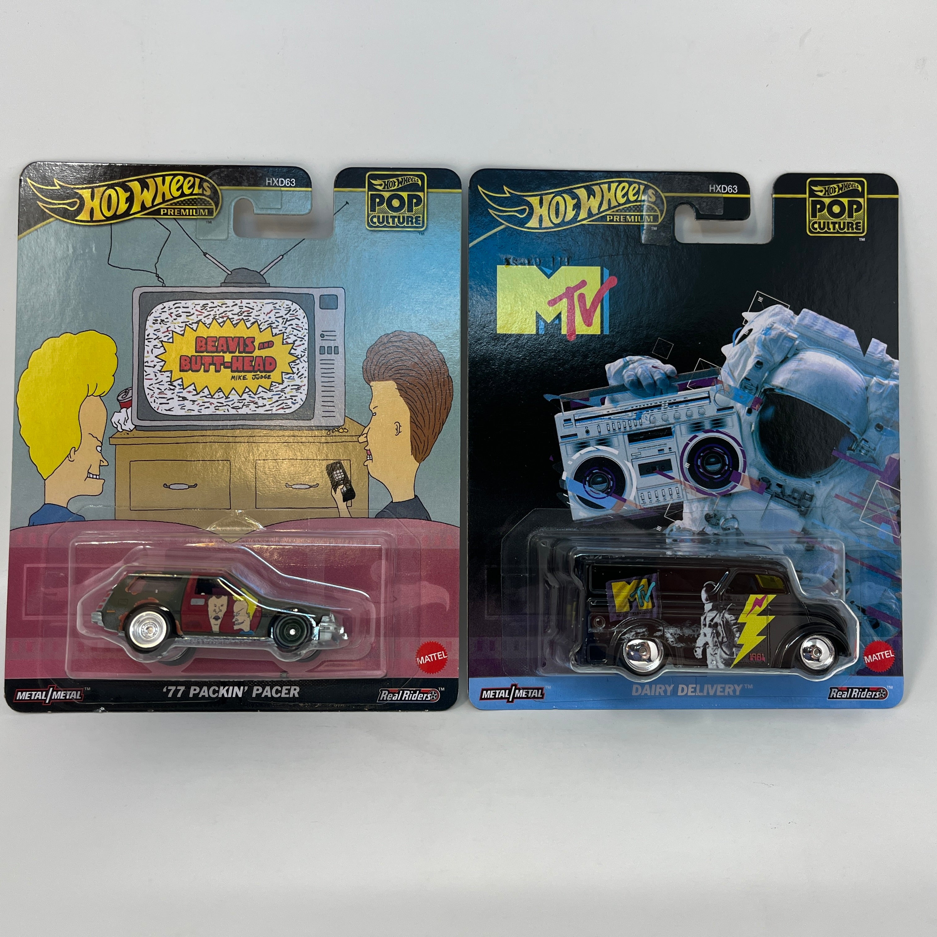 MTV 2-Pack * Dairy Delivery MTV & Beavis & Butt-Head Pacer * 2024 Hot Wheels Pop Culture、mySite、hgirdovlk