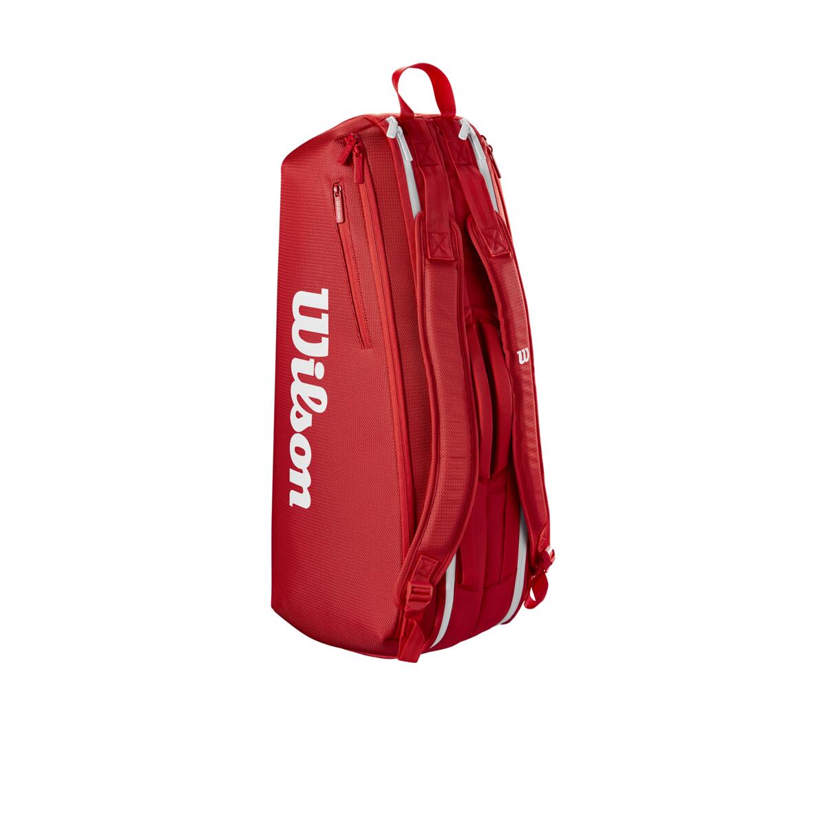 Wilson Super Tour 6 Pack 2025 Racquet Bag (Red)