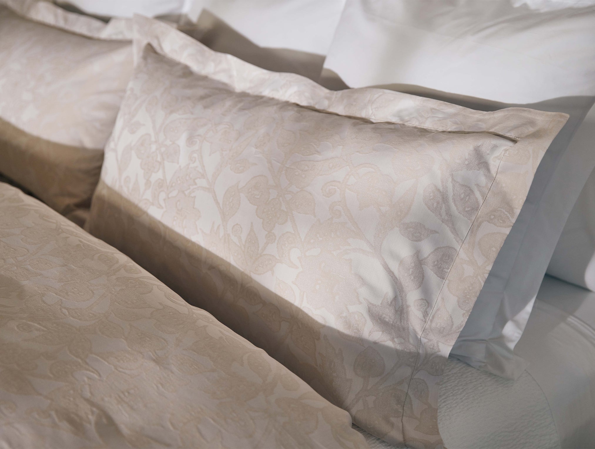  Heritage Organic Percale Jacquard Duvet Set、mySite、sugarbowlscore