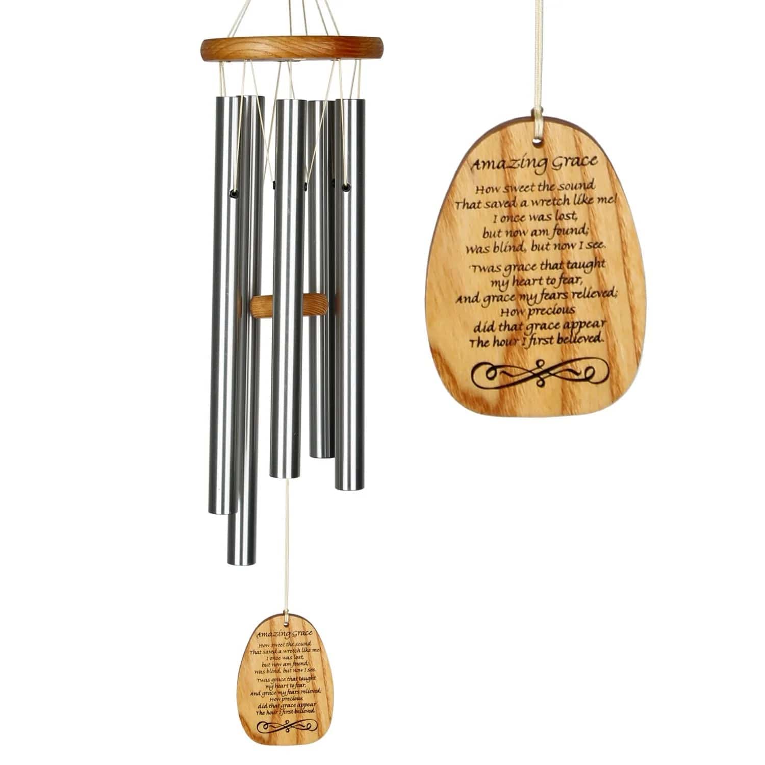 Amazing Grace Wind Chimes by Woodstock Chimes-Best Loved Melody Chimes Made in the USA、mySite、g9winljtr