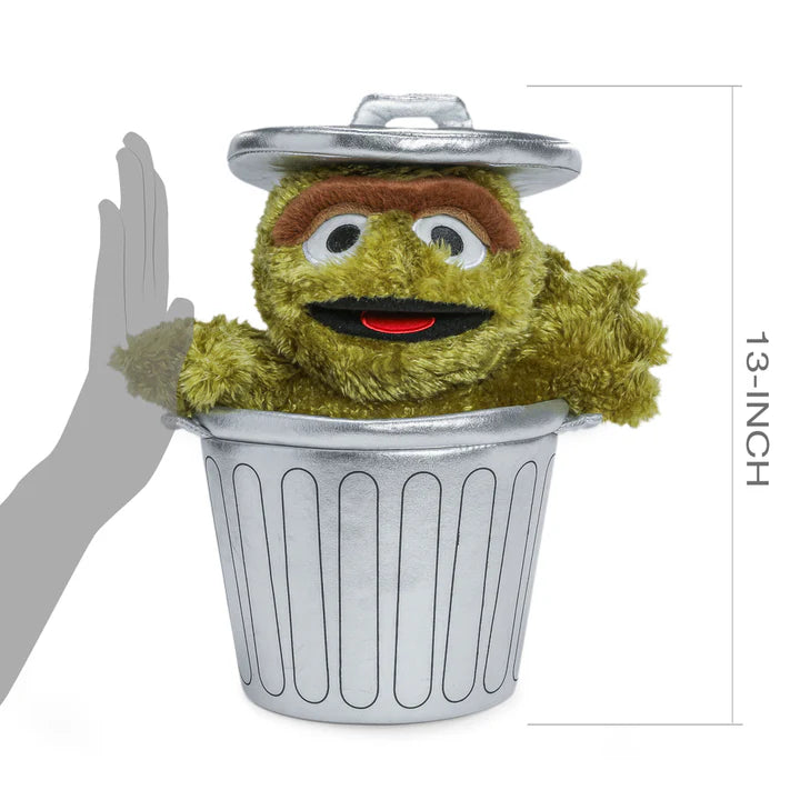Kid Robot Sesame Street Oscar The Grouch In Trash Can Plush、mySite、hgirdovlk