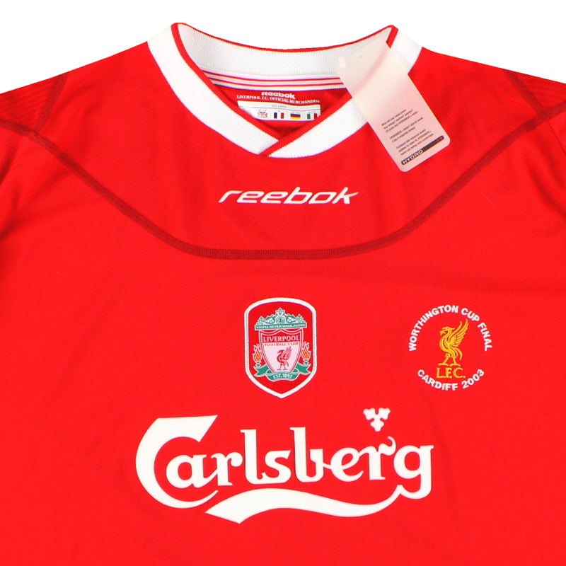 2002-04 Liverpool Reebok 'Worthington Cup Final' Home Shirt *w/tags* L、mySite、sh2002-04 Liverpool Reebok 'Worthington Cup Final' Home Shirt *w/tags* L、mySite、glenpowelloop_name