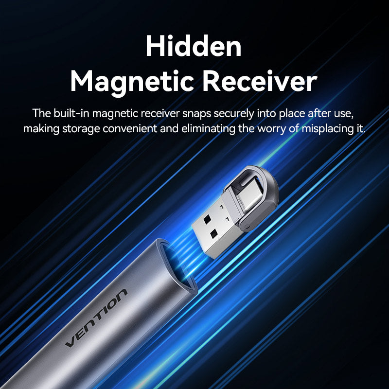 Vention Wireless PowerPoint Presentation Clicker with Red Laser Pointer �� Gray、mySite、fannypackpong