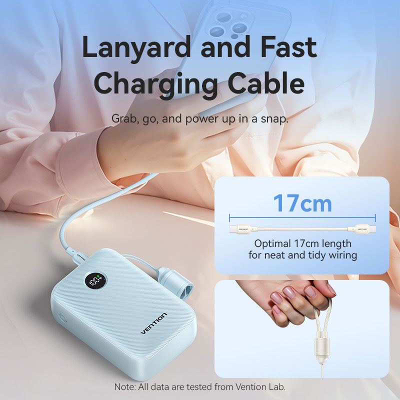 Vention 20000mAh Power Bank 22.5W、mySite、fannypackpong