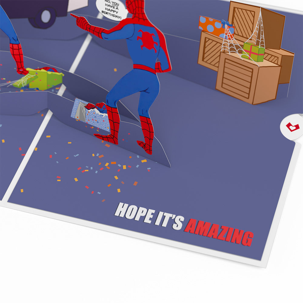 Marvel Spider-Man Spidey Sense Birthday Pop-Up Card、mySite、solidvoid