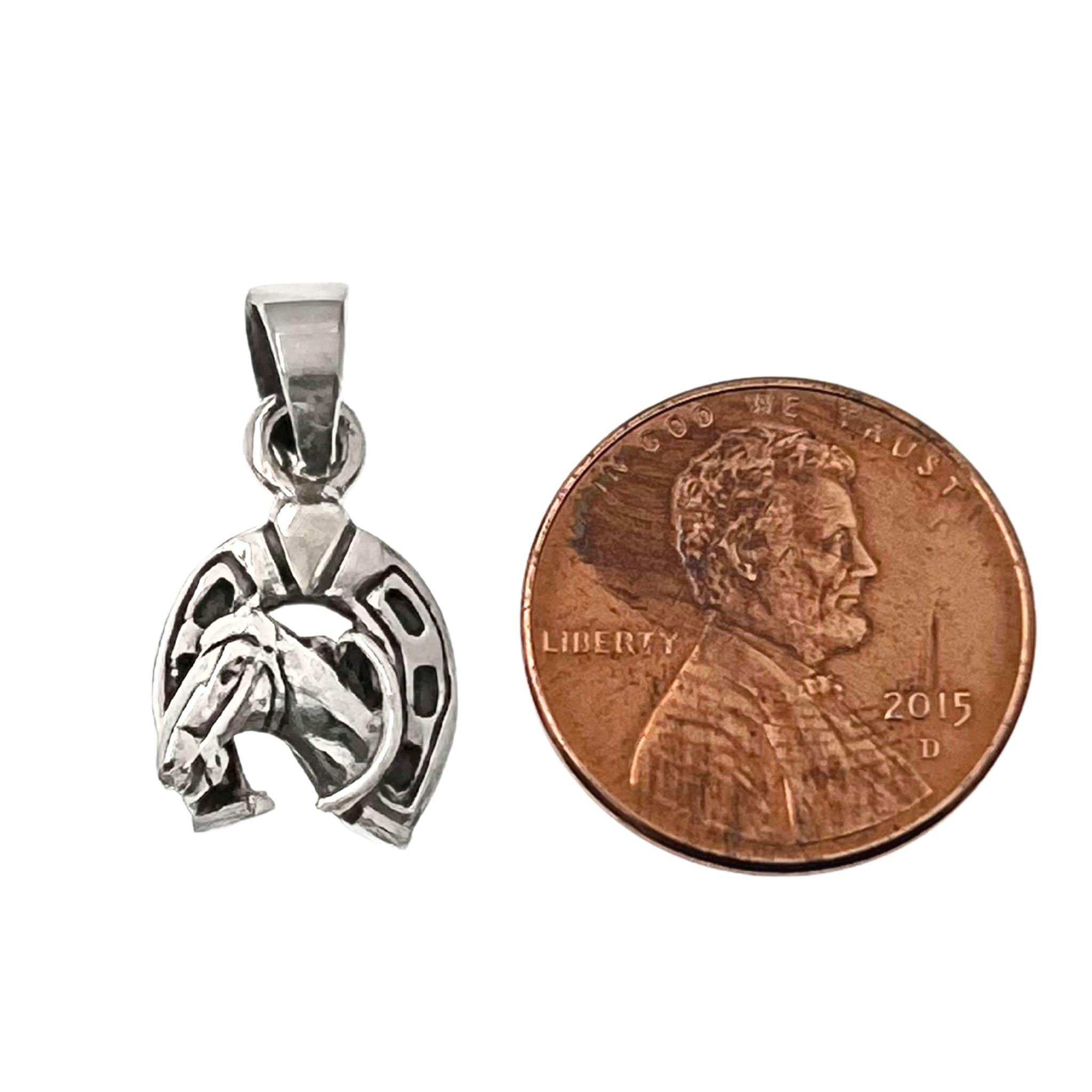 Sterling Silver Horse And Horseshoe Pendant / SSP0154、mySite、dreamappss
