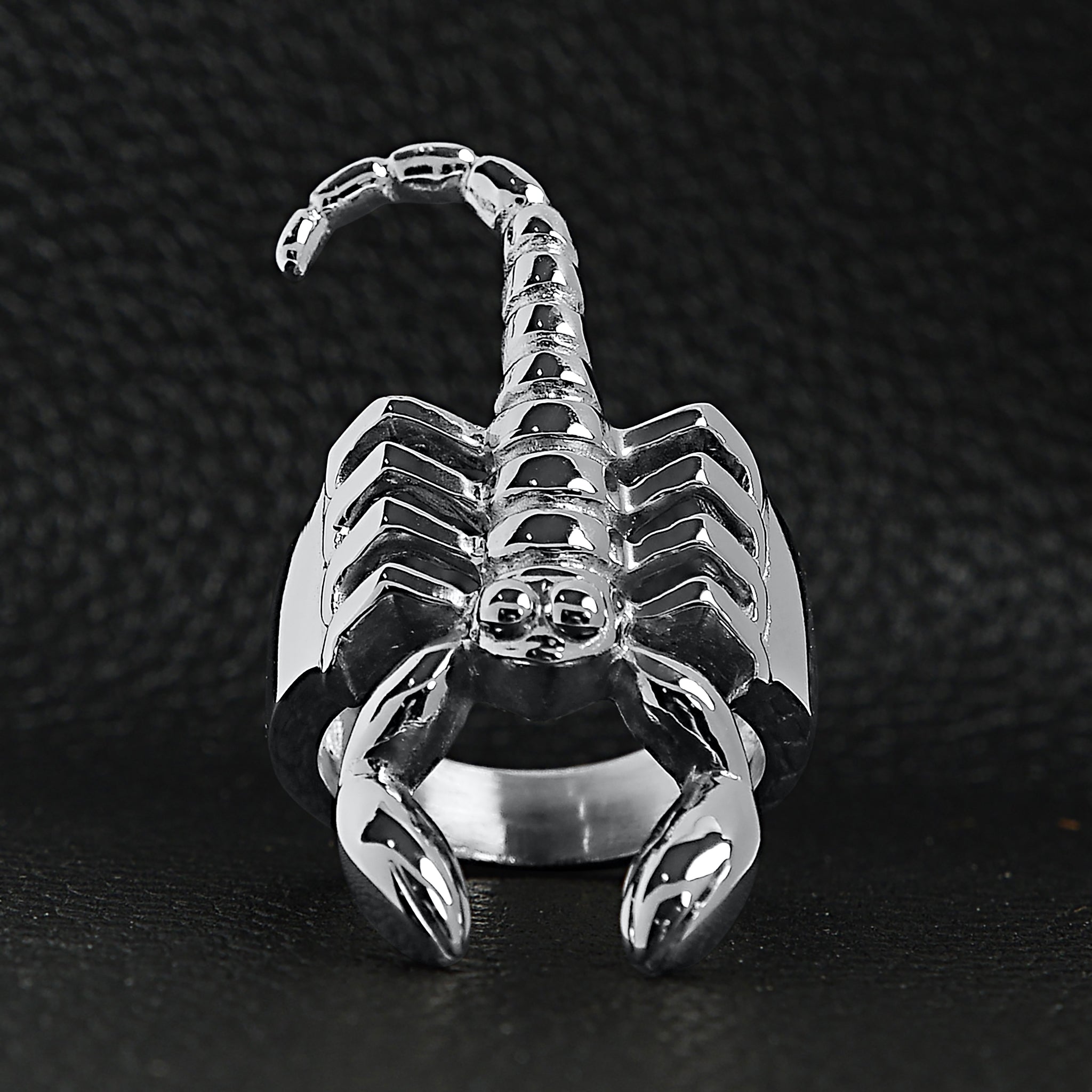 Stainless Steel PVD Coated Scorpion Men's Ring / SCR4100、mySite、dreamappss