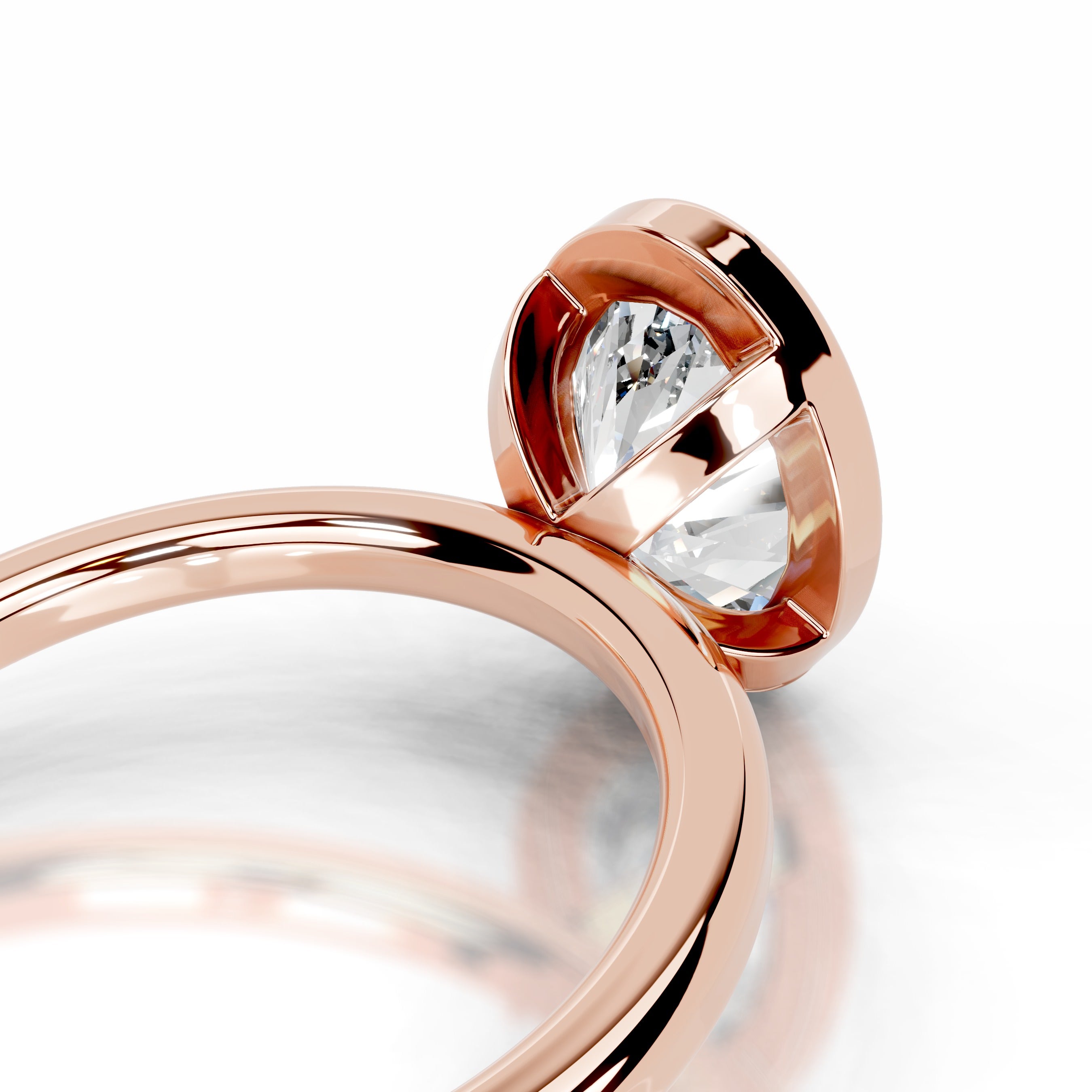 Dima Diamond Engagement Ring - 14K Rose Gold、mySite、hinf8tx79