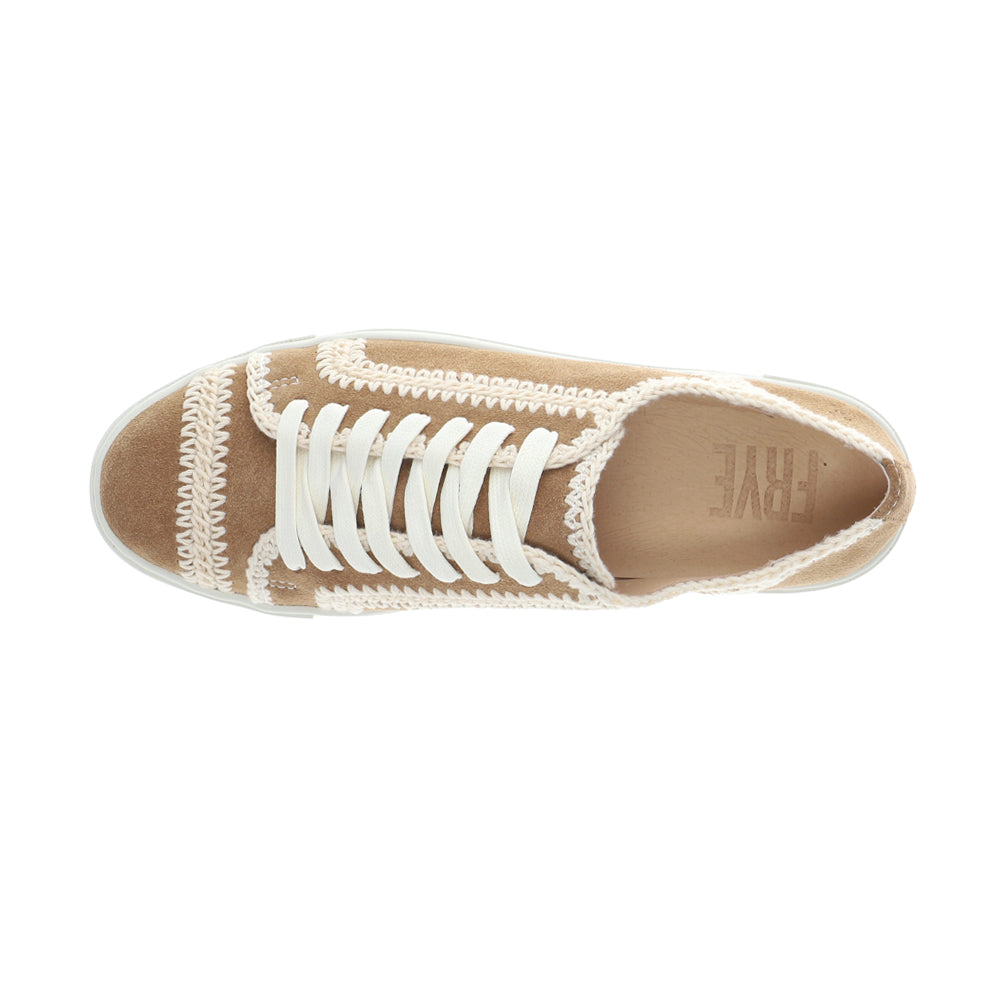 Ivy Crochet Low Lace Up Sneakers、mySite、gtrtttuynbv