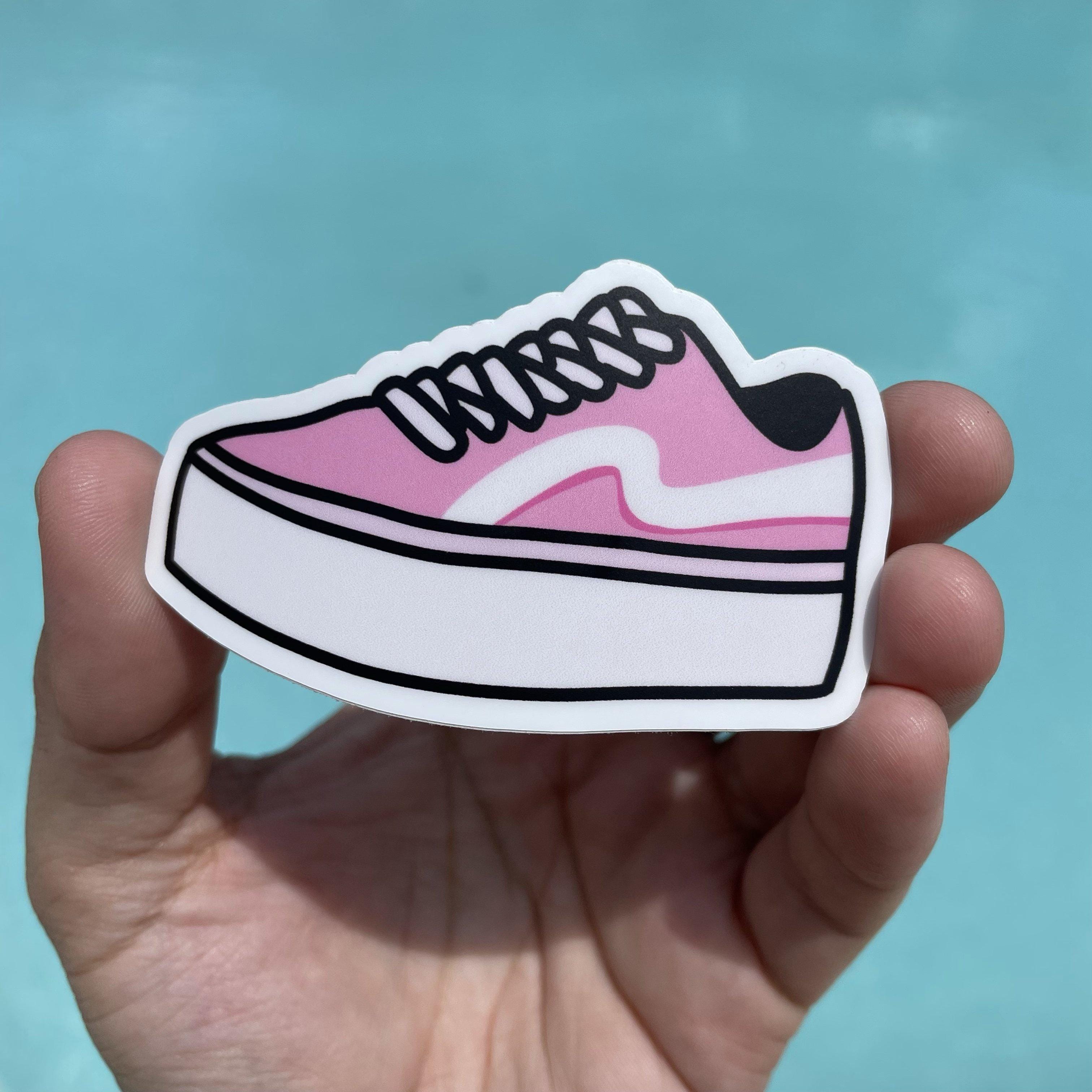  Pink Skater Shoe Aesthetic Sticker、mySite、elrpsem3k