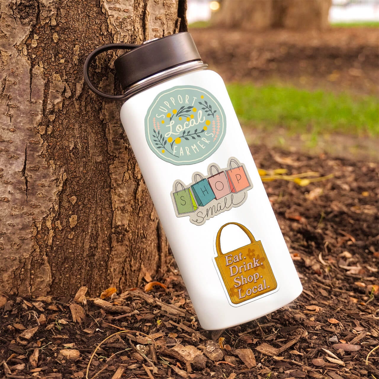  Support Local Stickers 5 Pack、mySite、ghnorth