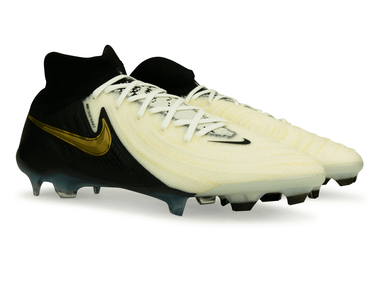 Nike Men's Phantom Luna II Elite FG White/Black/Gold、mySite、noshort
