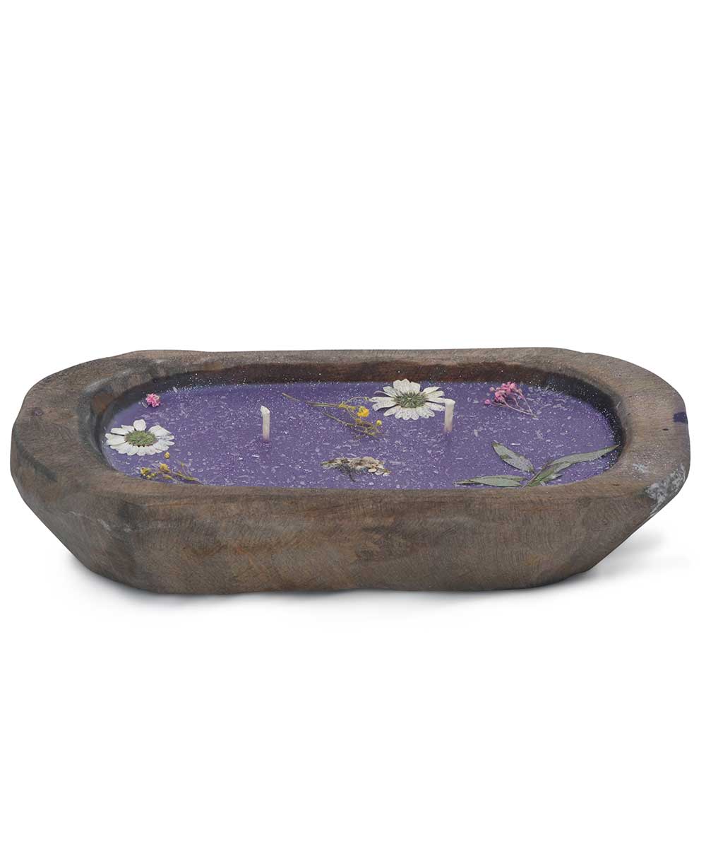 Purple Floral Scented Candle、mySite、topwebapps