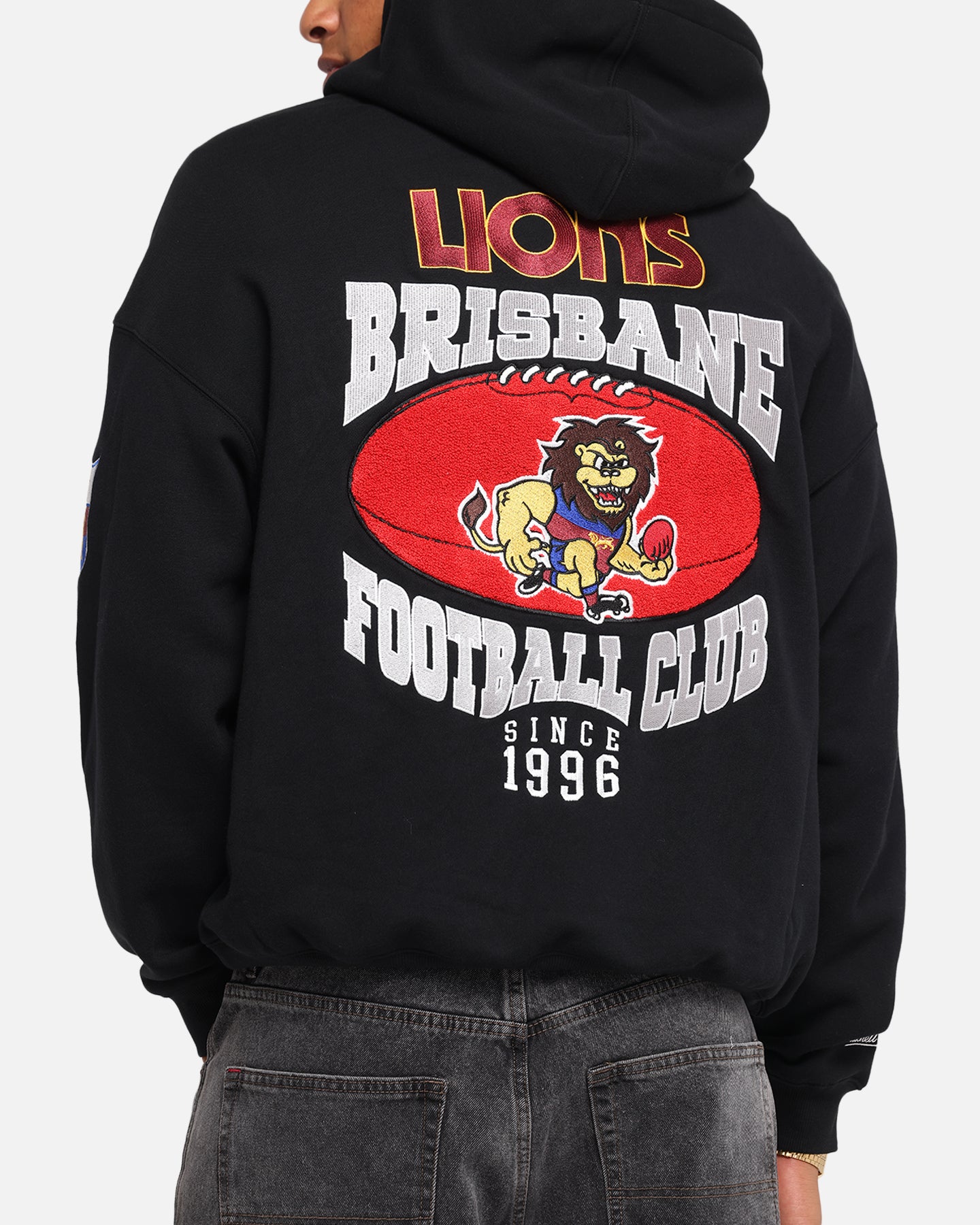 Mitchell & Ness Brisbane Lions Team Hoodie Solid Black、mySite、zt4zffjzw