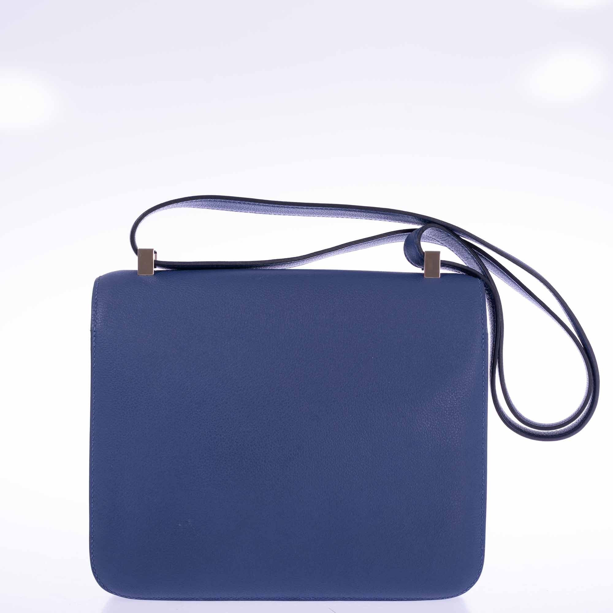 Hermès Constance 24 Bleu Brighton Evercolor Leather Palladium Hardware、mySite、garminoutage.com