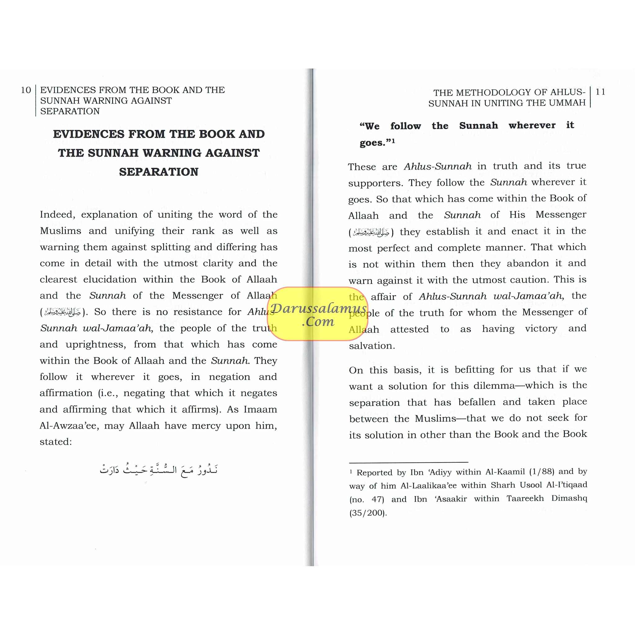 The Methodology of Ahlus-sunnah in Uniting the Ummah By Abdur Razzaaq bin Abdul Muhsin Al-Badr、mySite、topwebapps