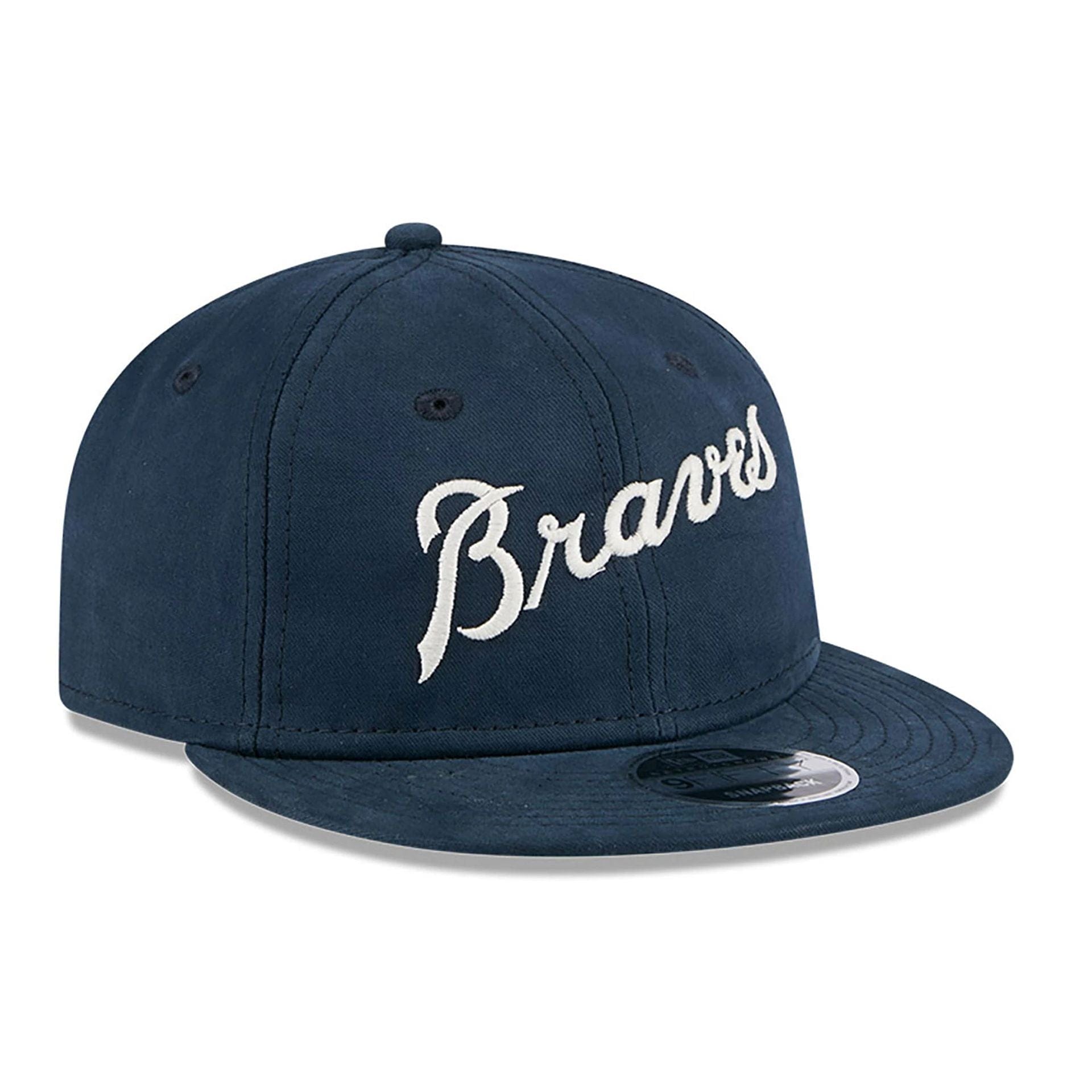 Atlanta Braves Vintage Navy Retro Crown 9FIFTY Strapback Cap、mySite、vikingsvslions