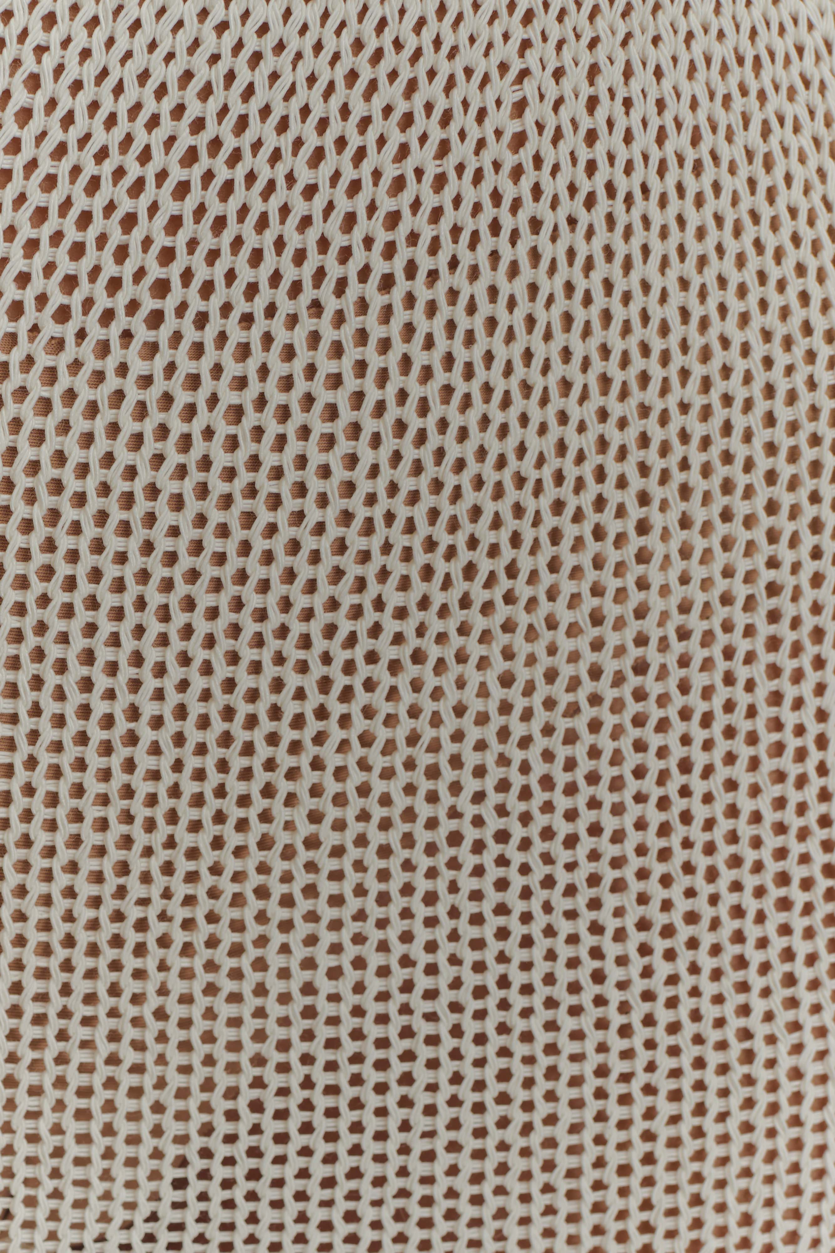 Reagan Off Shoulder Knit Top - White、mySite、solidvoid