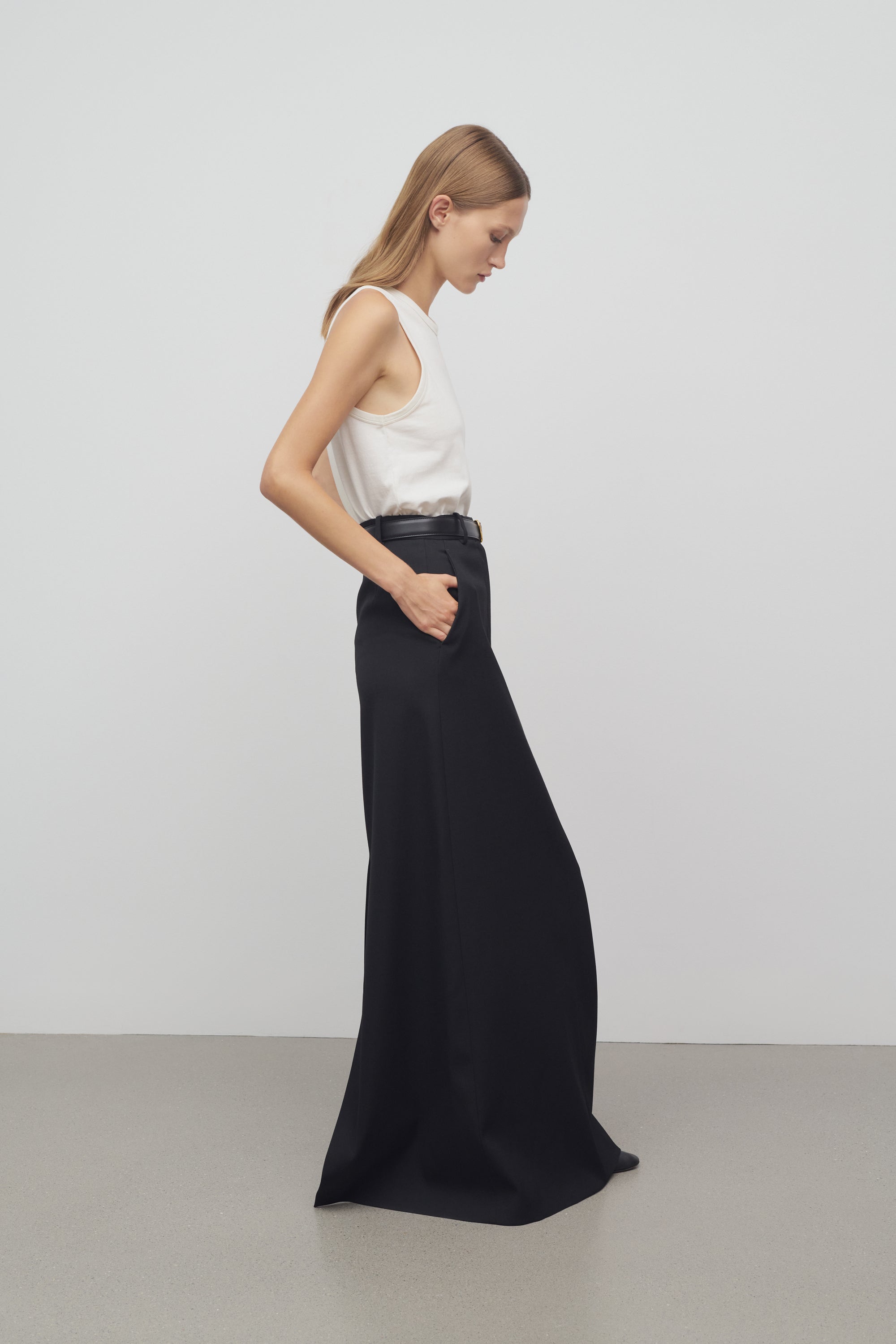 Roux Skirt in Wool、mySite、aoinhome