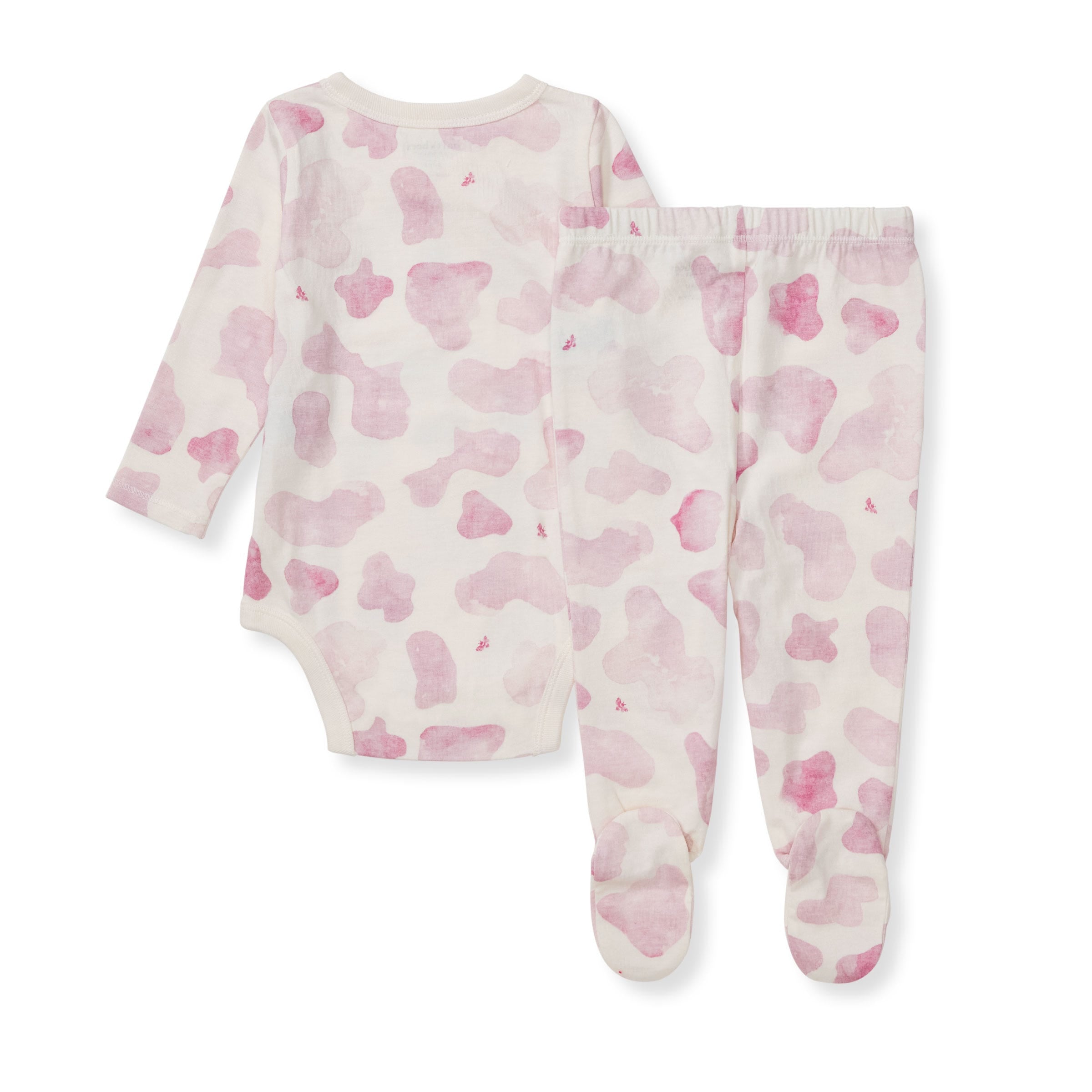 Mooo! Bodysuit & Pant Set - Chalky Pink、mySite、g9winljtr