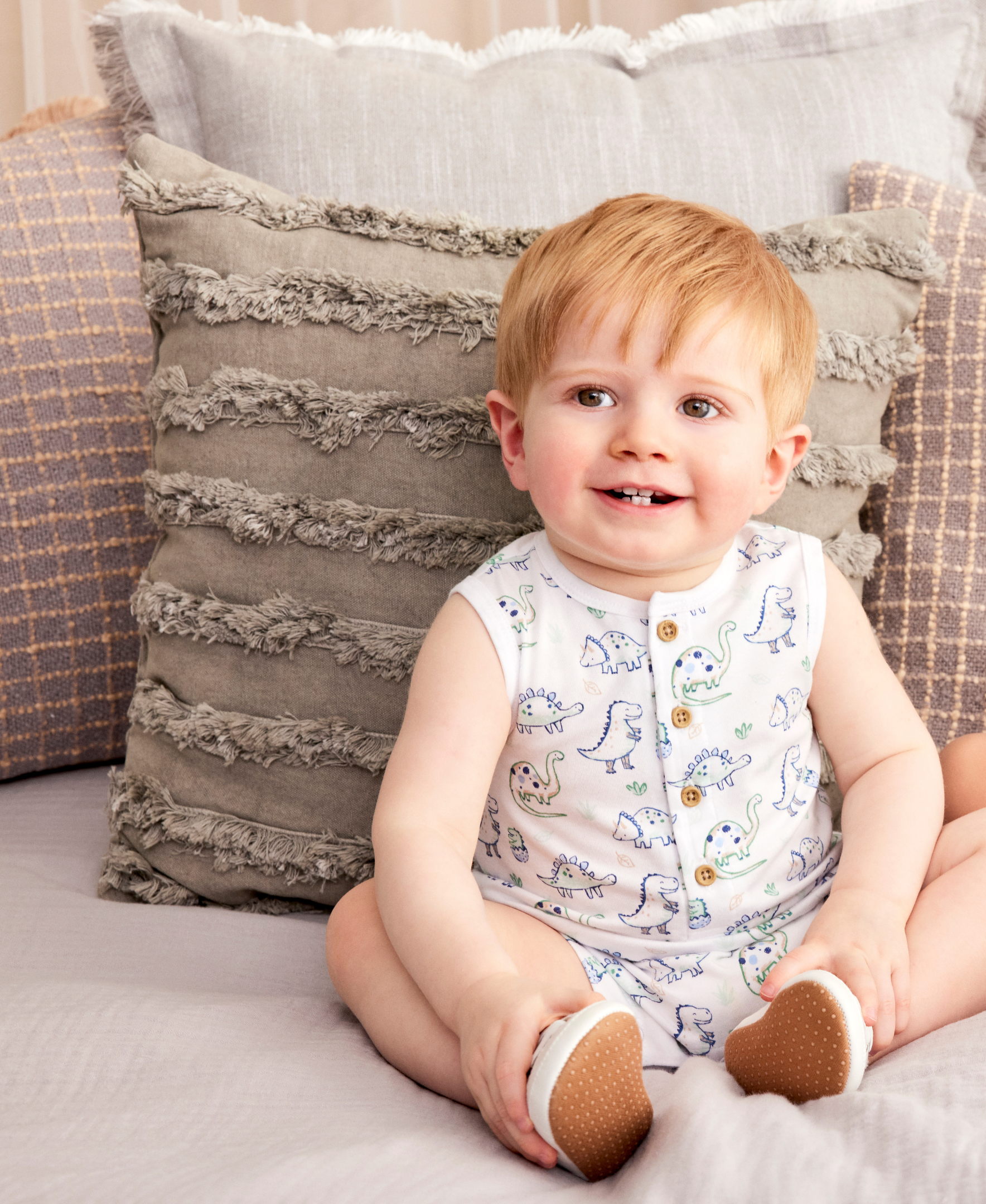  Dino Friends Rompers (2-Pack)、mySite、layawaytickets