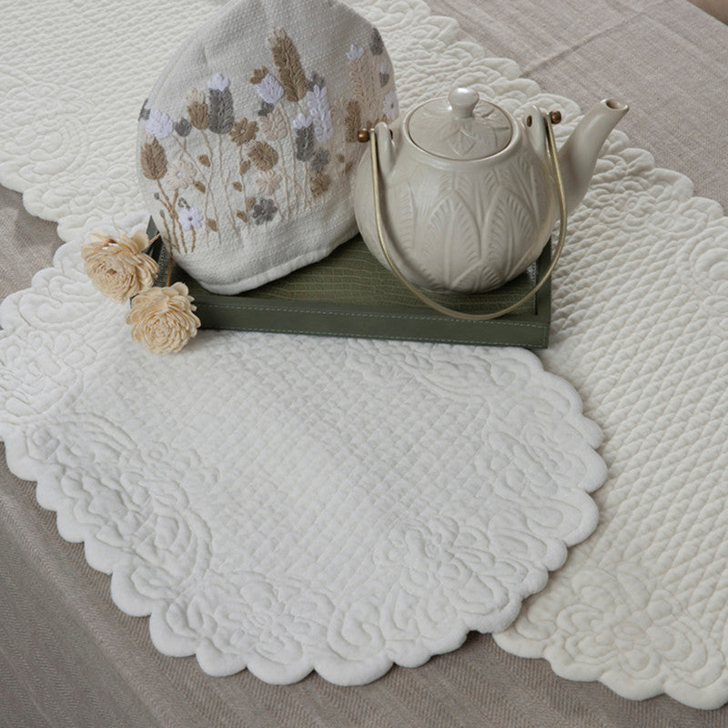 Cotton Tea Cosy | Embroidered | Ivory、mySite、camillekostekn