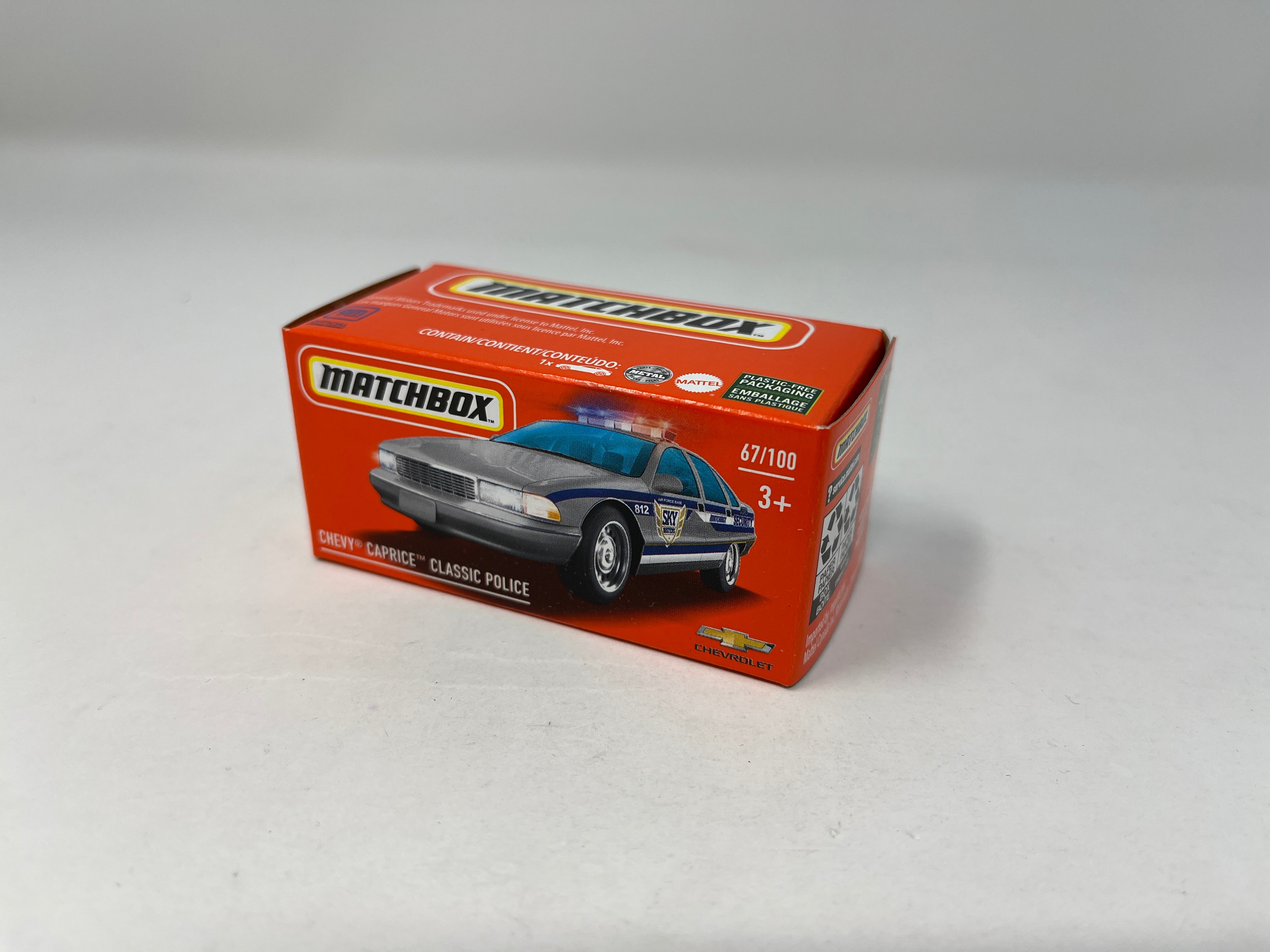 Chevy Caprice Classic Police * 2022 Matchbox POWER GRABS、mySite、hgirdovlk
