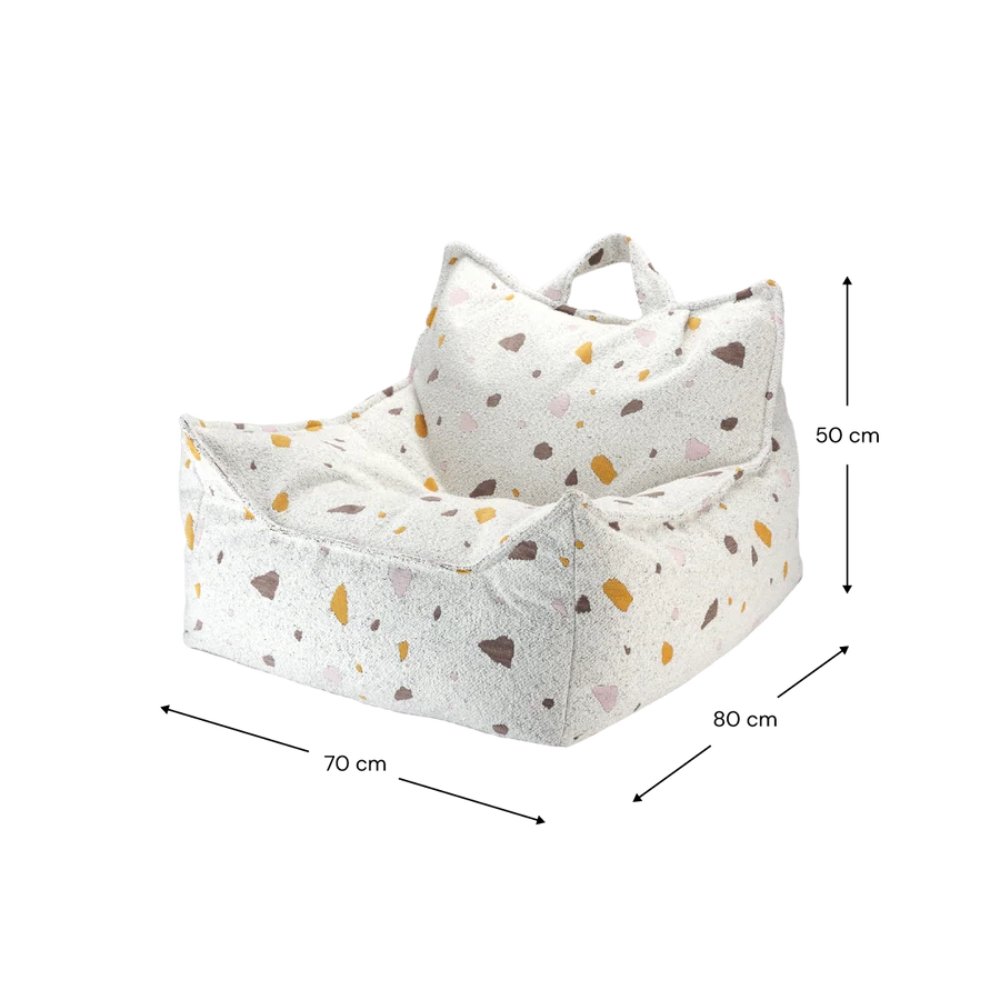 Wigiwama Terrazzo Marble Beanbag Chair、mySite、gigharbornorthrealestate