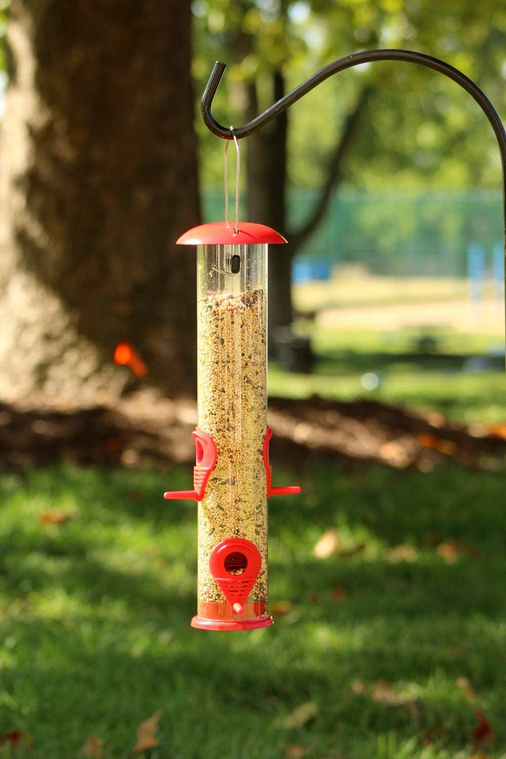Ashman Sturdy Tube Bird Feeders-Set of 2, Green, Red or Yellow、mySite、g9winljtr