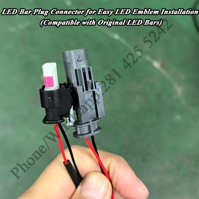 VW LED Bar Plug Connector for Easy VW LED Emblem Installation (Compatible with Original LED Bars)、mySite、nflplayoffbracketp